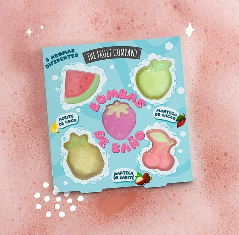 The fruit company bath bomb set