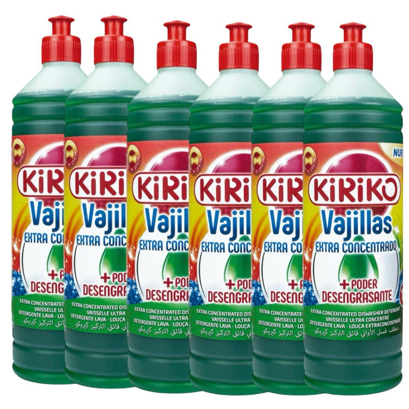 KIRIKO WASHING UP LIQUID BUNDLE - SIX BOTTLES