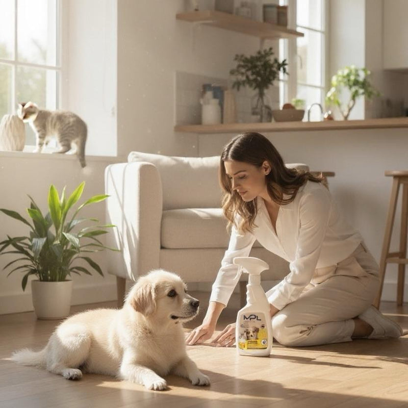 MPL Mediterranean Clean Pet Multi Surface Cleaner for Cats & Dogs - Effective All-Purpose Cleaning Solution