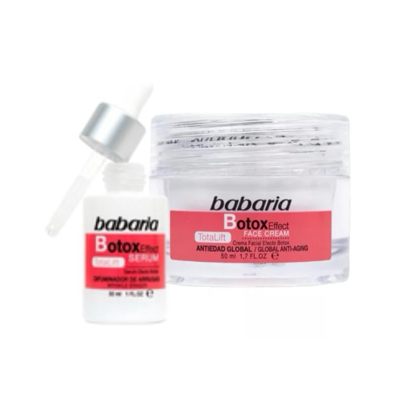 Babaria Btox Effect Serum & Moisturiser for Skin Comfort - Skincare