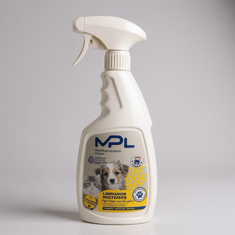 MPL Mediterranean Clean Pet Multi Surface Cleaner for Cats & Dogs - Effective All-Purpose Cleaning Solution