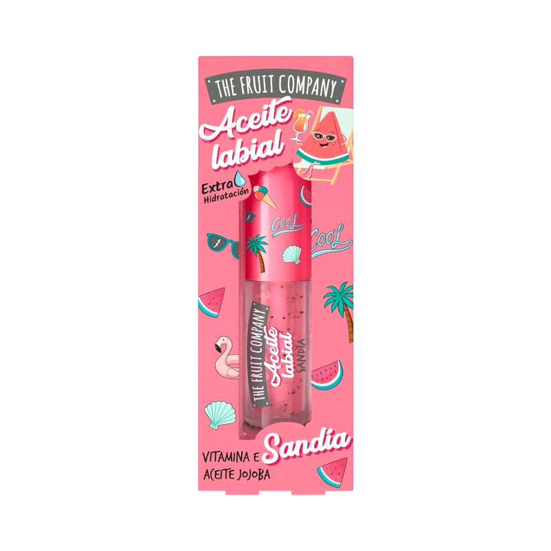 The Fruit Company Lip Oils Super Hydrating with Vitamin E & Jojoba Oil for Soft Lips