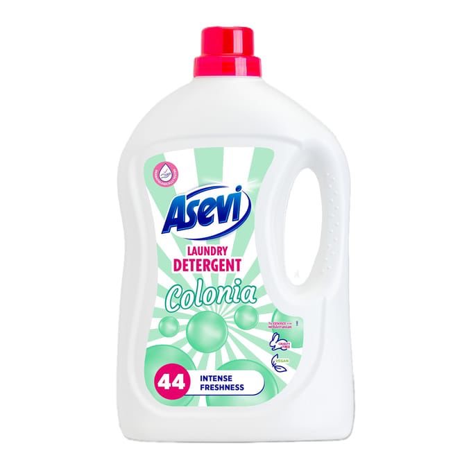 Asevi Colonia Trio Detergent Softener & Room Linen Spray Concentrated Fabric Conditioner Intense Freshness 44 Loads