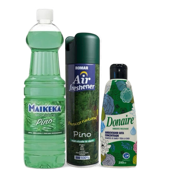 Pine bundle - maikeka pine floor , Romar pine air freshener and Donaire pine drops