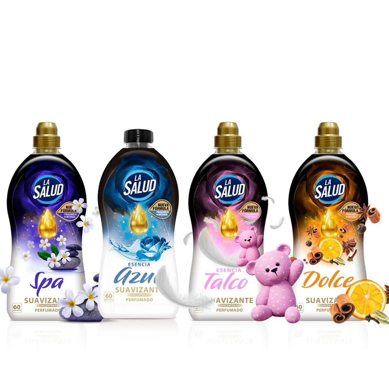 La Salud Fabric Softener 60 Wash for Soft and Fresh Clothes - Household Cleaner