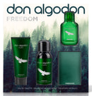 Don Algodon Men's Gift Set including Mini Aftershave Body Mist Shower Gel & Card Holder