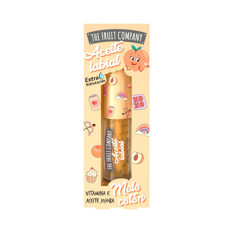 The Fruit Company Lip Oils Super Hydrating with Vitamin E & Jojoba Oil for Soft Lips