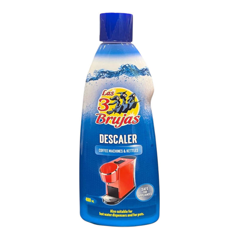 3 Witches Descaler for Coffee Machines and Kettles 480ml