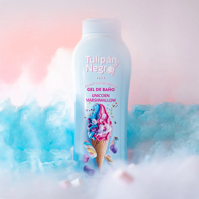 TULIPAN NEGRO Unicorn Marshmallow Yummy Cream Edition Bath Gel 650ml